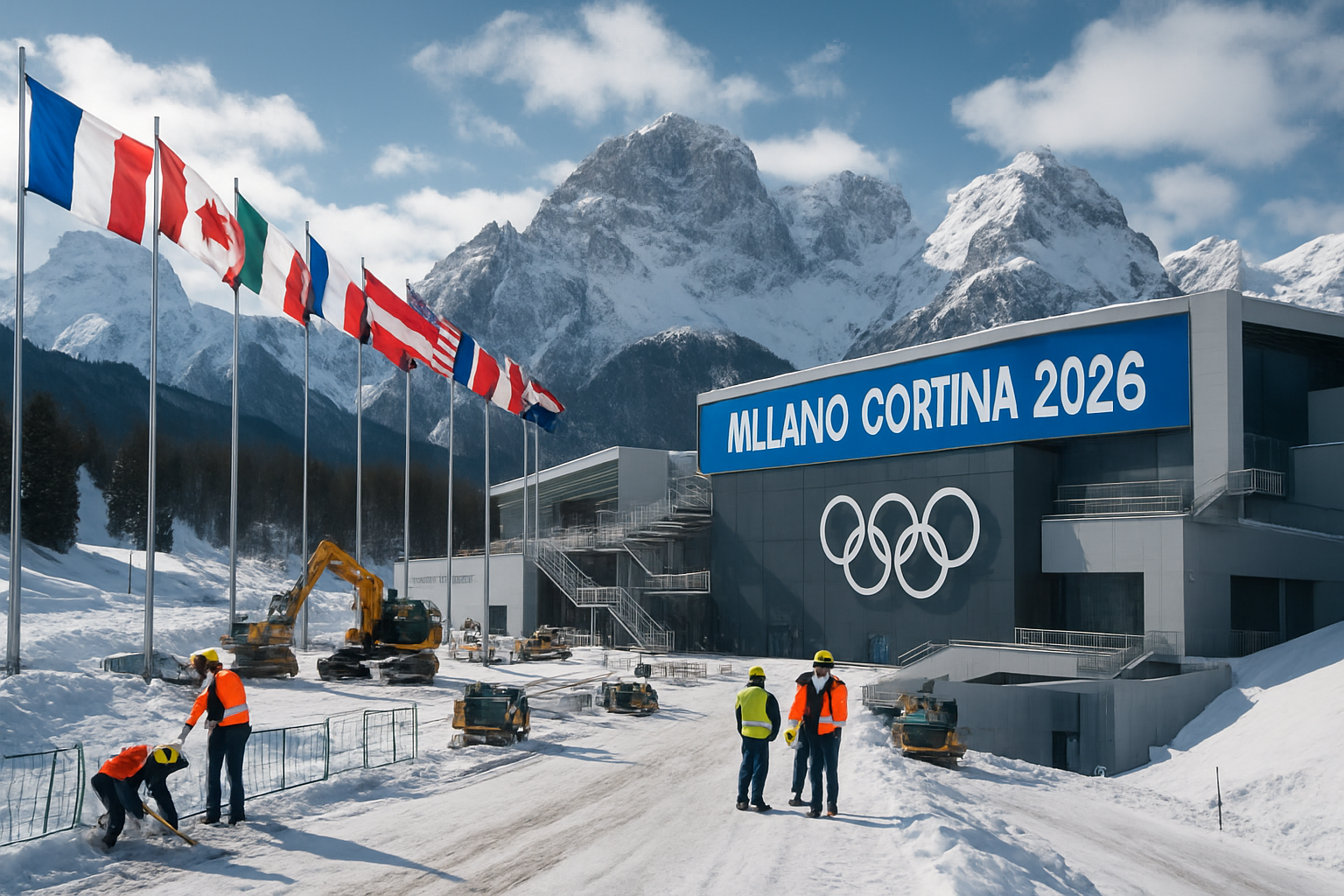 Winter Olympics 2026: Final Preparations Underway as Nations Name Flag Bearers for Milano-Cortina Games