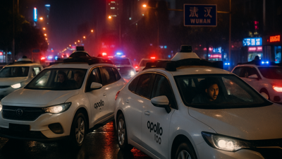 Mass Robotaxi System Failure Strands 100 Driverless Vehicles in Wuhan, Sparking Passenger Panic