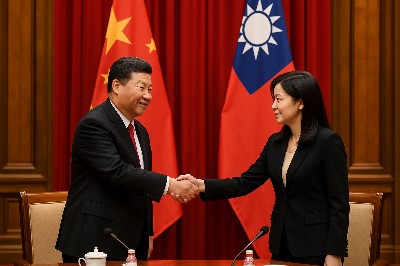 Xi Jinping Meets Taiwan Opposition Leader, Expresses "Full Confidence" in Cross-Strait Unity
