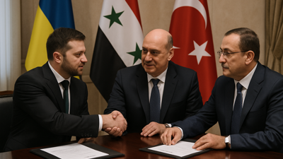 Zelensky Makes Historic Diplomatic Visit to Damascus for High-Level Syria-Turkey Talks