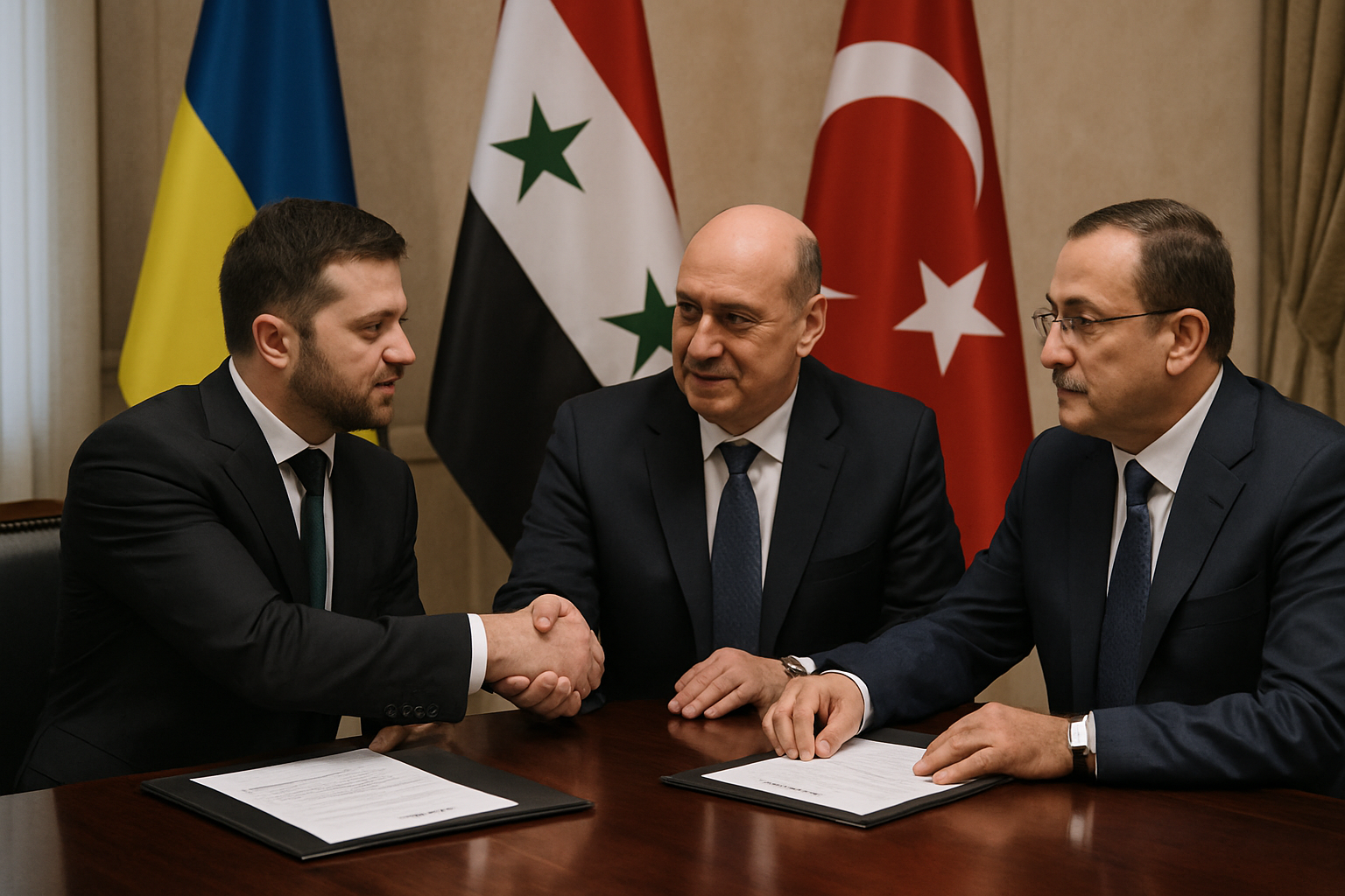 Zelensky Makes Historic Diplomatic Visit to Damascus for High-Level Syria-Turkey Talks