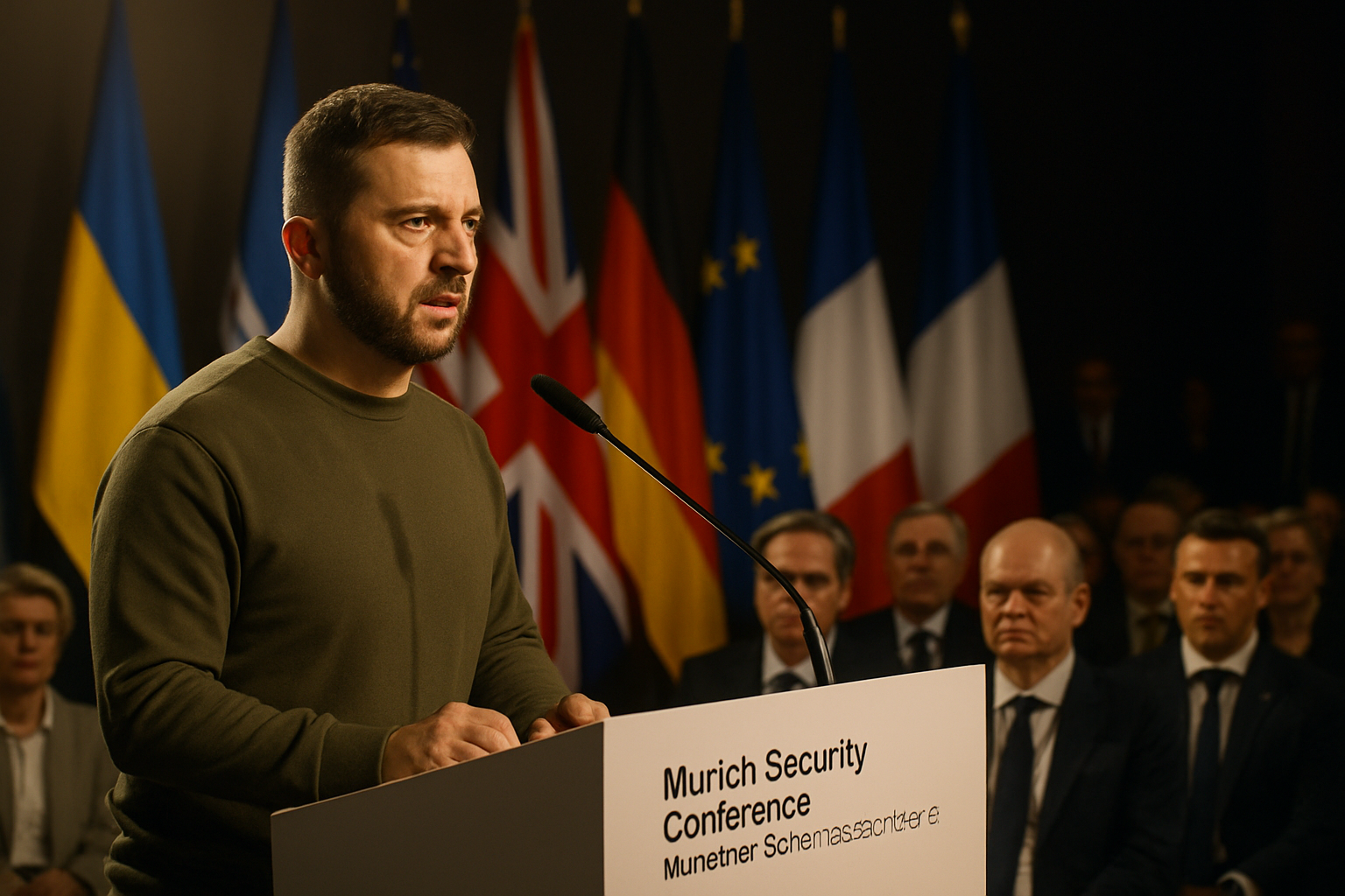 Zelensky Intensifies Diplomatic Offensive at Munich Security Conference Ahead of Geneva Peace Talks